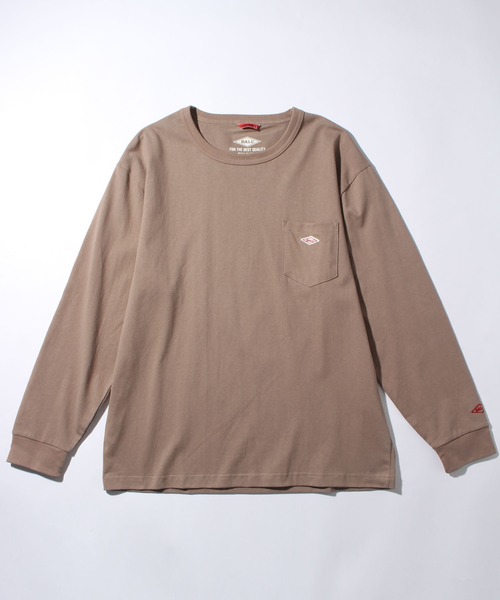 BALL(ボール)の「【BALL/ボール】ヘビーウエイトコットン ワッペンポケ付きロングスリーブTシャツ(Tシャツ/カットソー・メンズ・ブラウン/ネイビー/ブラック/イエロー系その他/ライトグレー/レンガ/モカ/ミント/オフホワイト/グリーン系・M/LL/L)」の16枚目の写真