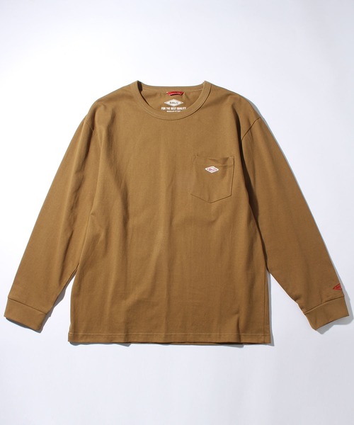 BALL(ボール)の「【BALL/ボール】ヘビーウエイトコットン ワッペンポケ付きロングスリーブTシャツ(Tシャツ/カットソー・メンズ・ブラウン/ネイビー/ブラック/イエロー系その他/ライトグレー/レンガ/モカ/ミント/オフホワイト/グリーン系・M/LL/L)」の19枚目の写真