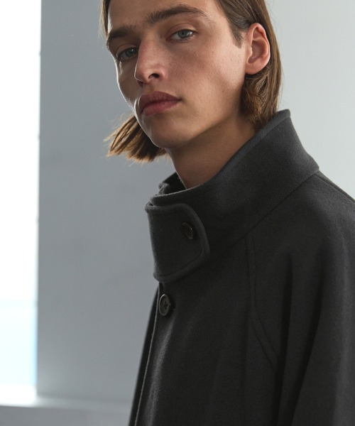 EMMA CLOTHES(エマクローズ)の「ステンカラーコート(ステンカラーコート・メンズ・チャコール・L)」の5枚目の写真