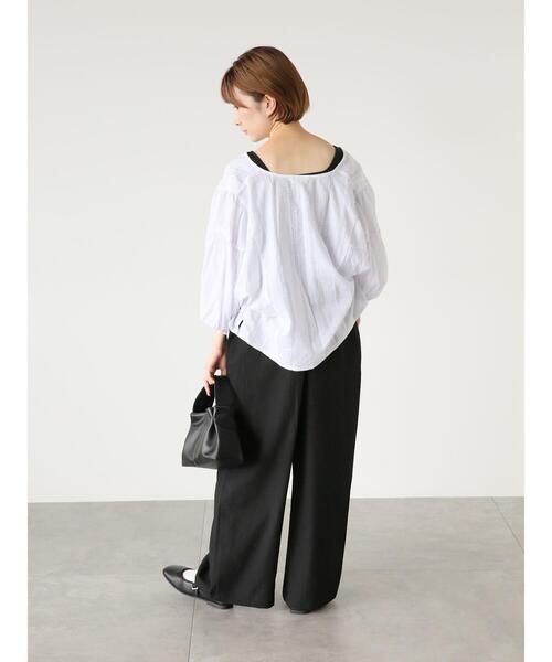 Samansa Mos2 blue(サマンサモスモスブルー)の「前後2wayタックサロペット(サロペット/オーバーオール・レディース・カーキ/ブラック/ネイビー・F)」の6枚目の写真