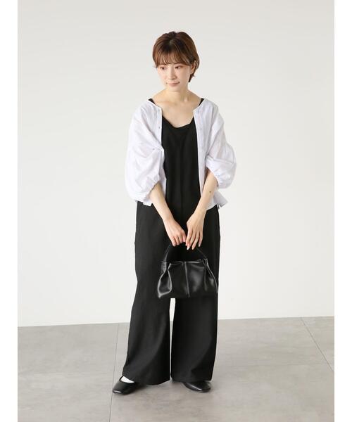 Samansa Mos2 blue(サマンサモスモスブルー)の「前後2wayタックサロペット(サロペット/オーバーオール・レディース・カーキ/ブラック/ネイビー・F)」の19枚目の写真