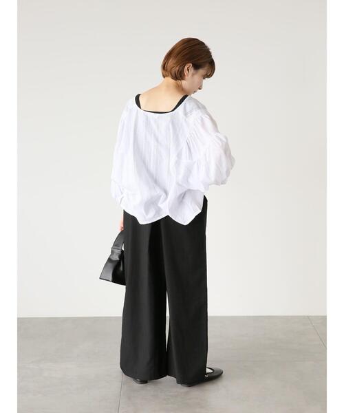 Samansa Mos2 blue(サマンサモスモスブルー)の「前後2wayタックサロペット(サロペット/オーバーオール・レディース・カーキ/ブラック/ネイビー・F)」の21枚目の写真