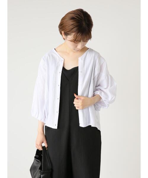 Samansa Mos2 blue(サマンサモスモスブルー)の「前後2wayタックサロペット(サロペット/オーバーオール・レディース・カーキ/ブラック/ネイビー・F)」の22枚目の写真