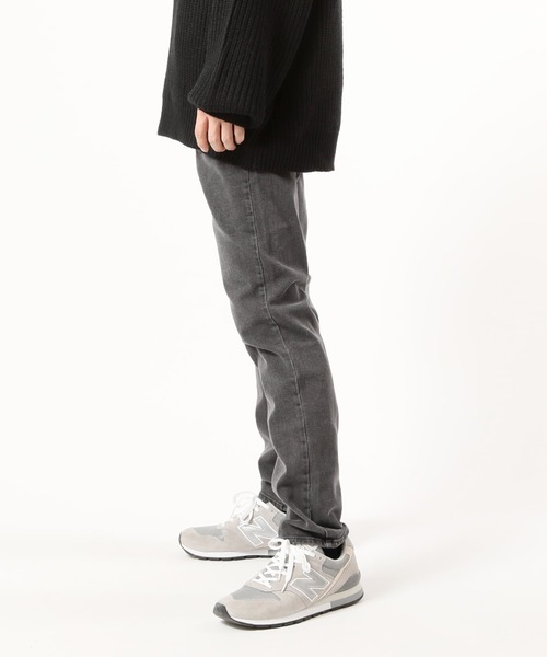 TopIsm(トップイズム)の「スーパーストレッチ テーパード ウエストシャーリングデニムパンツ(デニムパンツ・メンズ・ワンウォッシュ/ブラック系その他2/ブラック系その他・M/L/LL)」の8枚目の写真