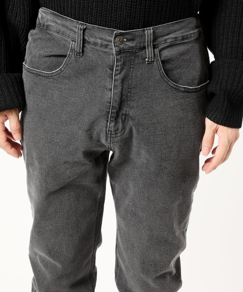 TopIsm(トップイズム)の「スーパーストレッチ テーパード ウエストシャーリングデニムパンツ(デニムパンツ・メンズ・ワンウォッシュ/ブラック系その他2/ブラック系その他・M/L/LL)」の11枚目の写真