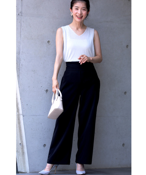 薄手ver 低身長さん対応 脚が長く見える 着回しパンツ（スーツパンツ）｜CAWAII（カワイイ）