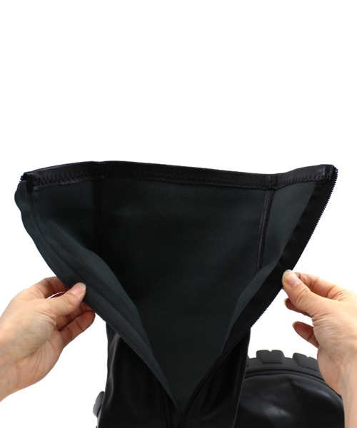 VIVIAN（ヴィヴィアン）の「厚底トラックソールストレッチロングブーツ　ZOZOTOWN+オフィシャルサイト限定商品（ブーツ・レディース・ブラック/ブラック系その他3・M/S/L）」の20枚目の写真