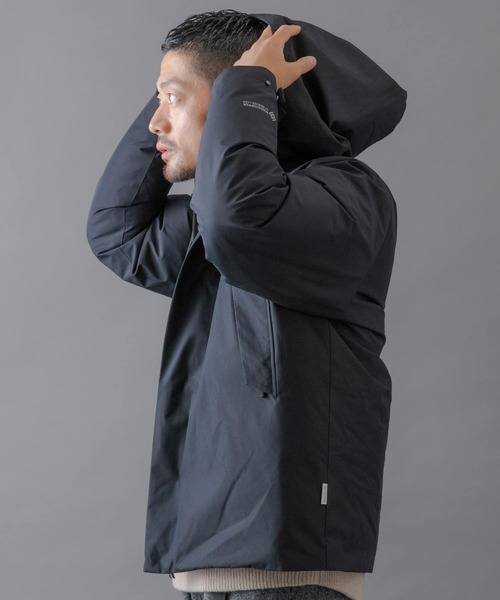 +phenix(プラスフェニックス)の「『別注』+phenix WINDSTOPPER by GORE-TEX LABS ダウンジャケット(ダウンジャケット/コート・メンズ・ブラウン/ブラック/ネイビー・LARGE/X-LARGE/SMALL/MEDIUM)」の17枚目の写真