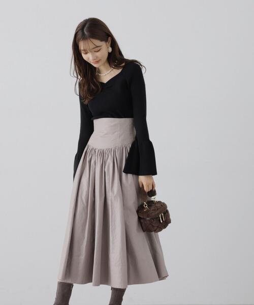 PROPORTION BODY DRESSING（プロポーションボディドレッシング）の「オープンネックフレアスリーブニット / 1213270012（ニット/セーター・レディース・ブラック/ブラウン/ブルー/ホワイト系その他・MEDIUM/SMALL）」の10枚目の写真