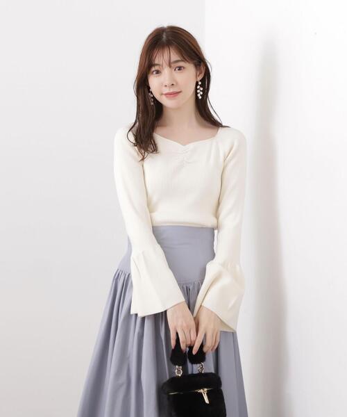 PROPORTION BODY DRESSING（プロポーションボディドレッシング）の「オープンネックフレアスリーブニット / 1213270012（ニット/セーター・レディース・ブラック/ブラウン/ブルー/ホワイト系その他・MEDIUM/SMALL）」の18枚目の写真