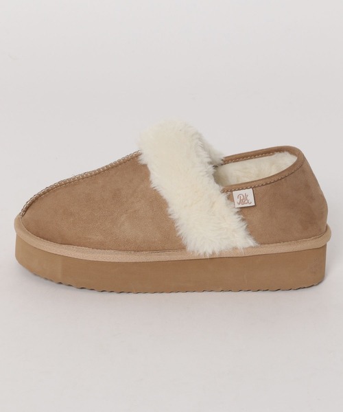 repipi armario（レピピ アルマリオ）の「ムートンシューズ（ブーツ・キッズ・ブラウン/グレイッシュベージュ・LARGE/SMALL/MEDIUM）」の3枚目の写真