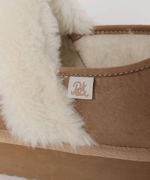 repipi armario（レピピ アルマリオ）の「ムートンシューズ（ブーツ・キッズ・ブラウン/グレイッシュベージュ・LARGE/SMALL/MEDIUM）」の7枚目の写真