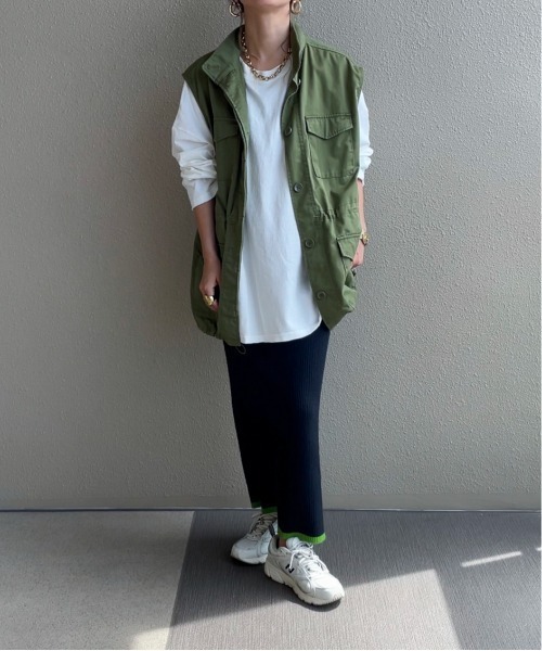 feepur by saya(フェピュールバイサヤ)の「【XSサイズあり】バイカラーリブニットタイトスカート(スカート・レディース・オフホワイト/ブラック/グレー/オレンジ/パープル/ピンク・MEDIUM/X-SMALL)」の22枚目の写真