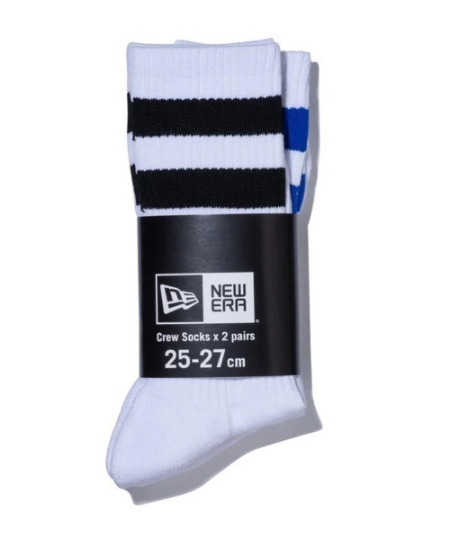 NEW ERA（ニューエラ）の「【NEW ERA】フラッグロゴ ソックス クルー 2足セット [BSC]（ソックス/靴下・メンズ・マルチ/その他・23cm/27cm/21cm/25cm）」の3枚目の写真