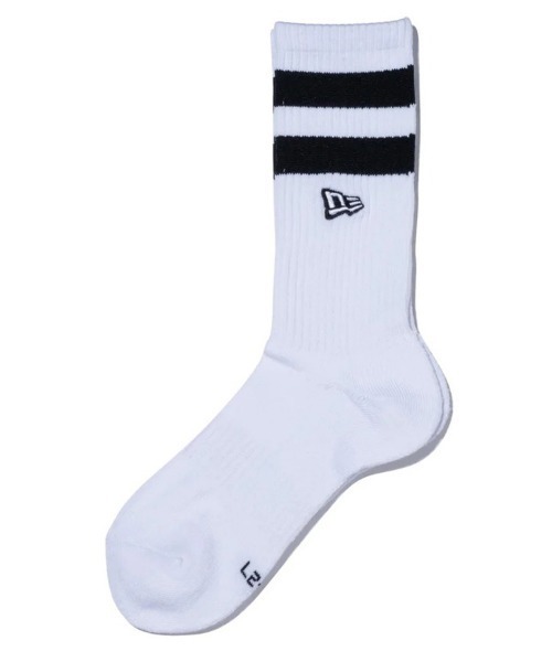 NEW ERA（ニューエラ）の「【NEW ERA】フラッグロゴ ソックス クルー 2足セット [BSC]（ソックス/靴下・メンズ・マルチ/その他・23cm/27cm/21cm/25cm）」の4枚目の写真
