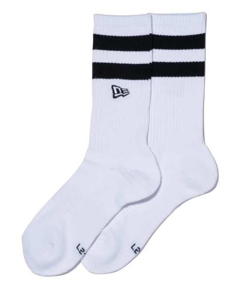 NEW ERA（ニューエラ）の「【NEW ERA】フラッグロゴ ソックス クルー 2足セット [BSC]（ソックス/靴下・メンズ・マルチ/その他・23cm/27cm/21cm/25cm）」の5枚目の写真