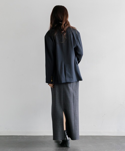 AMERICAN RAG CIE(アメリカンラグシー)の「バックスリットウールロングスカート(スカート・レディース・ブラック/チャコールグレー・36/38)」の20枚目の写真