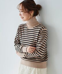 le.coeur blanc | ウォッシャブルウールタートル(ニット/セーター)