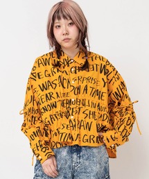 RNA | B2793 ワード総柄シャーリングシャツ(シャツ/ブラウス)