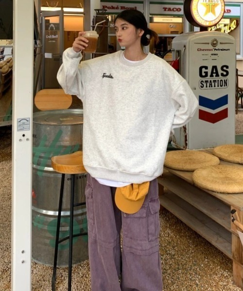 MGV(エムジーヴィー)の「”FINALLY"バックプリントスウェット(スウェット・メンズ・グレー・X-LARGE/MEDIUM/LARGE)」の6枚目の写真