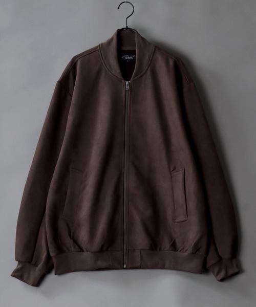 SITRY(シトリー)の「cut suede blouson/カットスウェード ブルゾン(ブルゾン・メンズ・ライトグレー/ブラウン/ブラック/ベージュ・M/L)」の1枚目の写真