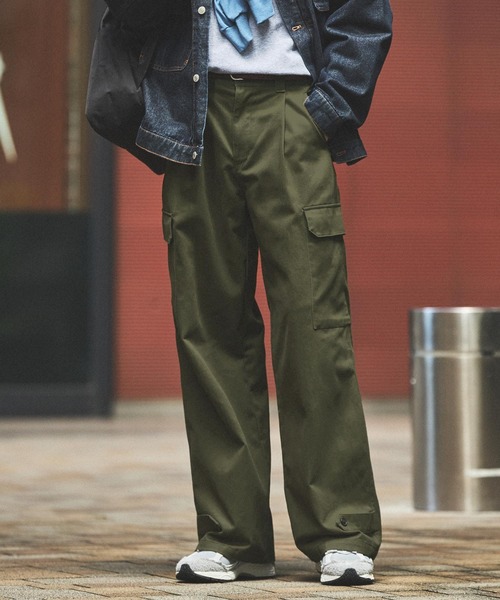 EMMA CLOTHES(エマクローズ)の「カーゴパンツ(カーゴパンツ・メンズ・カーキ・L)」の1枚目の写真