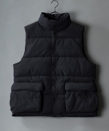 nylon ripstop fiber down vest/ナイロン リップストップ ファイバー ダウンベスト