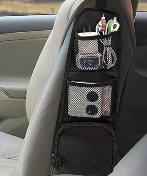 Port（ポート）の「カーサイド収納 カーシート マルチポケット / カー用品 / 車用品（アウトドアグッズ・レディース・ブラック・FREE）」の2枚目の写真