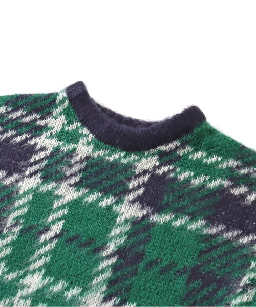 BREEZE（ブリーズ）の「チェック柄セーター（ニット/セーター・キッズ・オレンジ/グリーン・90/120/140/100）」の10枚目の写真