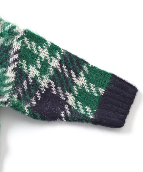 BREEZE（ブリーズ）の「チェック柄セーター（ニット/セーター・キッズ・オレンジ/グリーン・90/120/140/100）」の11枚目の写真