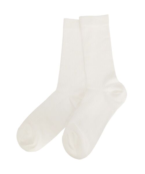 RESEXXY（リゼクシー）の「シアーリブソックス（ソックス/靴下・レディース・ブラック/ホワイト・FREE）」の12枚目の写真