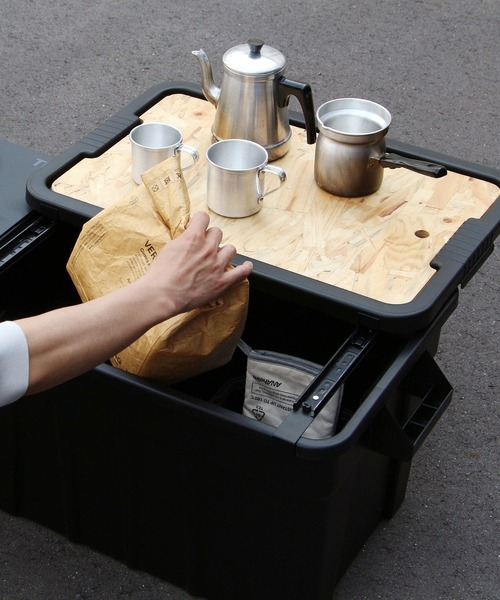 HIGHTIDE（ハイタイド）の「THOR Top Board For THOR DC ソー トップボード ソーラージトート 53&75L 専用天板 仕切り（収納グッズ・メンズ・ブラック/ナチュラル・FREE）」の4枚目の写真