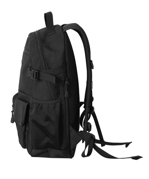 X-girl(エックスガール)の「MULTI POCKET BACKPACK(バックパック/リュック・レディース・カーキ/ブラック・ONE SIZE)」の4枚目の写真