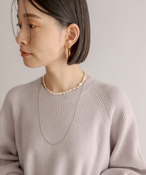 RIVE DROITE(リヴドロワ)の「バックドリップネックレス(ネックレス・レディース・シルバー/ゴールド・FREE)」の3枚目の写真