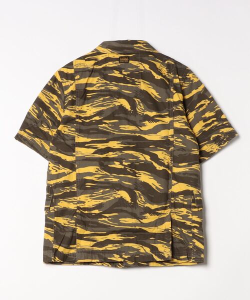 G-STAR（ジースター）の「R-3N SLIM OVERSHIRT ALLOVER/ミリタリーディテールシャツジャケット/カモ柄（シャツ/ブラウス・メンズ・タイガーカモ・SMALL/MEDIUM/LARGE/X-SMALL/X-LARGE）」の9枚目の写真