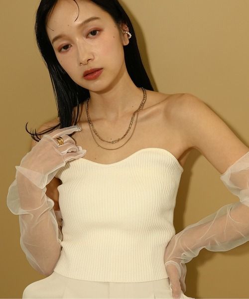 voov(ブーブ)の「【金属アレルギー対応】2連 平ら チェーン サージカル ネックレス オケージョン(ネックレス・レディース・ゴールド・フリー)」の2枚目の写真