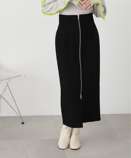 N.(N. Natural Beauty Basic)(エヌエヌナチュラルビューティーベーシック)の「【S Size Line】◆逆開ジップタイトスカート(スカート・レディース・ホワイト/ブラック・MEDIUM/SMALL)」の20枚目の写真