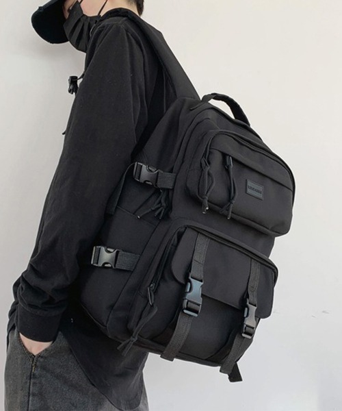 Miniministore（ミニミニストア）の「男女兼用 リュックサック 大容量 韓国（バックパック/リュック・レディース・ダークベージュ/グリーン/ブラック・フリー）」の7枚目の写真