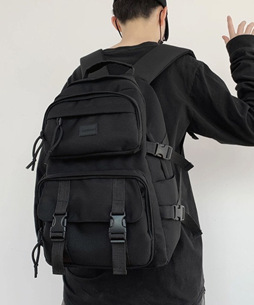 Miniministore（ミニミニストア）の「男女兼用 リュックサック 大容量 韓国（バックパック/リュック・レディース・ダークベージュ/グリーン/ブラック・フリー）」の8枚目の写真