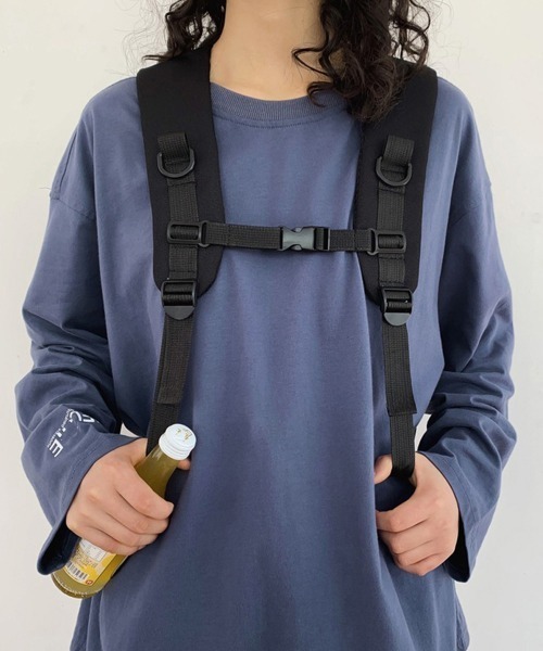 Miniministore（ミニミニストア）の「男女兼用 リュックサック 大容量 韓国（バックパック/リュック・レディース・ダークベージュ/グリーン/ブラック・フリー）」の9枚目の写真