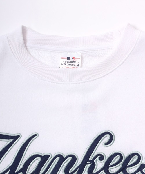MLB(メジャーリーグベースボール)の「MLB/メジャーリーグベースボール カレッジ チームロゴ刺繍 スウェットトレーナー レディース メンズ トップス(スウェット・メンズ・ホワイト/アッシュグレー/ネイビー/ホワイト系その他/グリーン系その他・LL/M/L)」の6枚目の写真