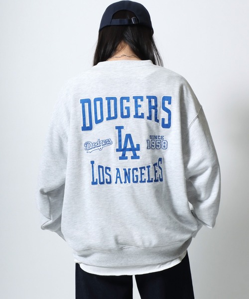 MLB(メジャーリーグベースボール)の「MLB/メジャーリーグベースボール カレッジ チームロゴ刺繍 スウェットトレーナー レディース メンズ トップス(スウェット・メンズ・ホワイト/アッシュグレー/ネイビー/ホワイト系その他/グリーン系その他・LL/M/L)」の7枚目の写真