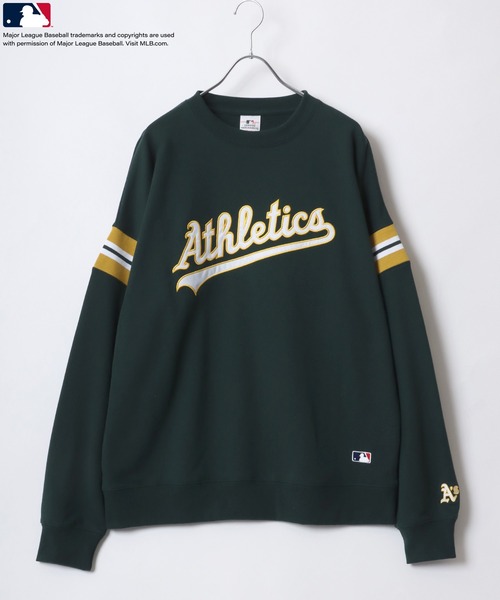 MLB(メジャーリーグベースボール)の「MLB/メジャーリーグベースボール カレッジ チームロゴ刺繍 スウェットトレーナー レディース メンズ トップス(スウェット・メンズ・ホワイト/アッシュグレー/ネイビー/ホワイト系その他/グリーン系その他・LL/M/L)」の16枚目の写真