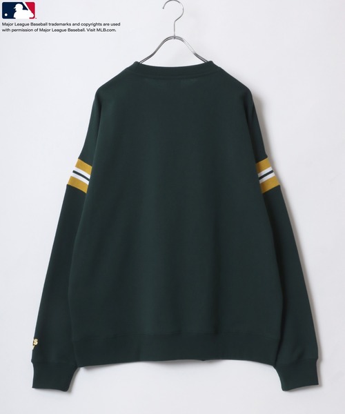 MLB(メジャーリーグベースボール)の「MLB/メジャーリーグベースボール カレッジ チームロゴ刺繍 スウェットトレーナー レディース メンズ トップス(スウェット・メンズ・ホワイト/アッシュグレー/ネイビー/ホワイト系その他/グリーン系その他・LL/M/L)」の17枚目の写真