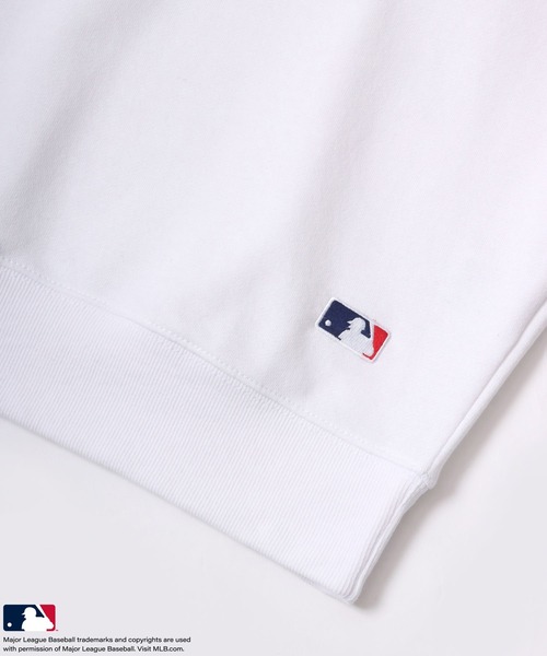 MLB(メジャーリーグベースボール)の「MLB/メジャーリーグベースボール カレッジ チームロゴ刺繍 スウェットトレーナー レディース メンズ トップス(スウェット・メンズ・ホワイト/アッシュグレー/ネイビー/ホワイト系その他/グリーン系その他・LL/M/L)」の22枚目の写真