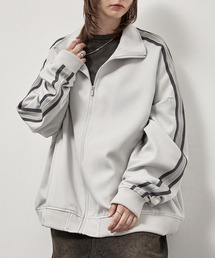 【Alfred Alex】【セットアップ対応】'huge sizing' ダブルフェイスサイドラインオーバーサイズトラックジャケット