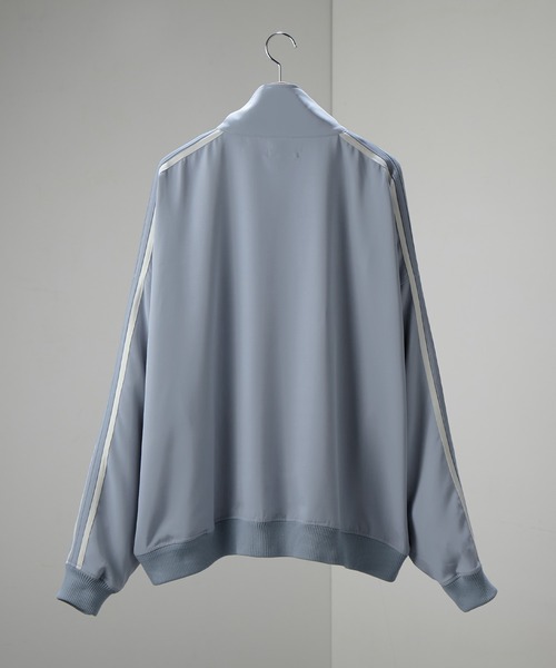 【セール】【セットアップ対応】'huge sizing' ダブルフェイスサイドラインオーバーサイズトラックジャケット（ジャージ）｜Alfred Alex（アルフレッドアレックス）