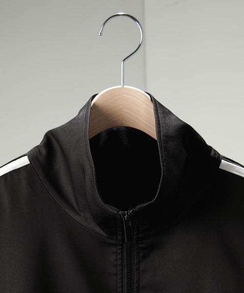 【セール】【セットアップ対応】'huge sizing' ダブルフェイスサイドラインオーバーサイズトラックジャケット（ジャージ）｜Alfred Alex（アルフレッドアレックス）