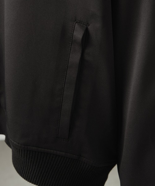 【セール】【セットアップ対応】'huge sizing' ダブルフェイスサイドラインオーバーサイズトラックジャケット（ジャージ）｜Alfred Alex（アルフレッドアレックス）