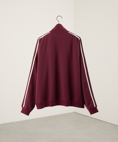 【セール】【セットアップ対応】'huge sizing' ダブルフェイスサイドラインオーバーサイズトラックジャケット（ジャージ）｜Alfred Alex（アルフレッドアレックス）